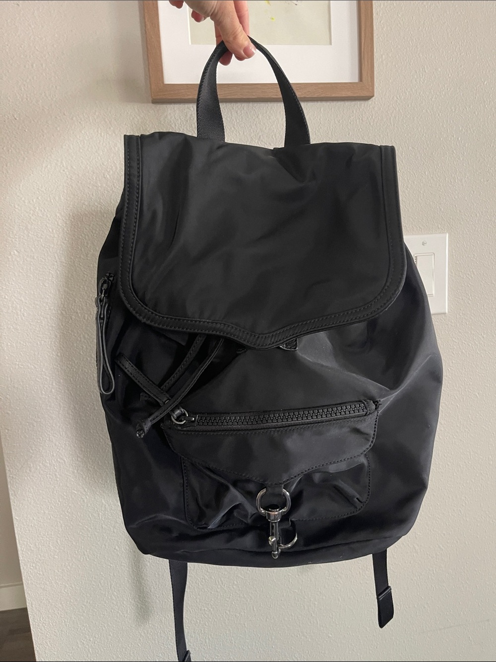 Rebecca Minkoff Black Nylon Backpack